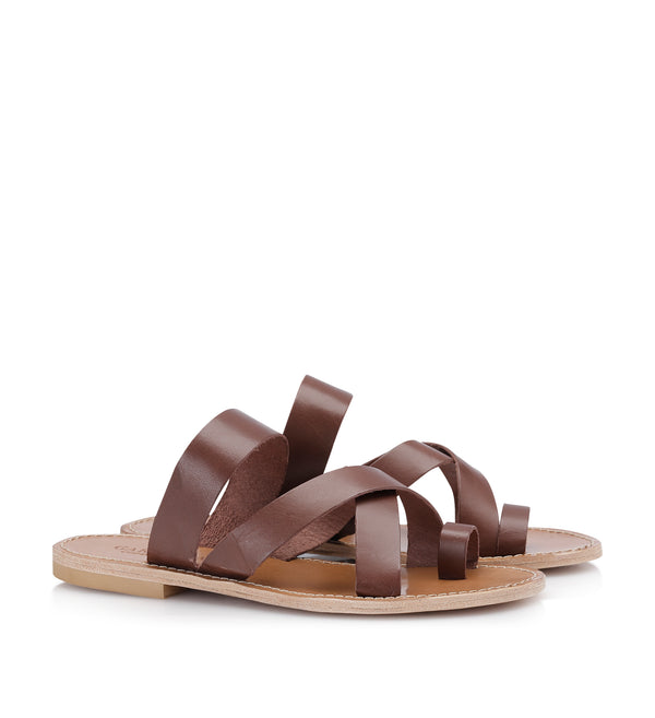 Gardenia Copenhagen Tessa Slipper Brown