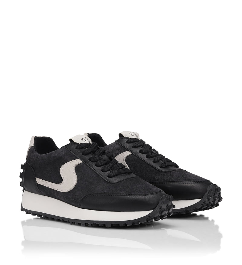 Shoe Biz Ulanya Sneaker Charcoal / Black / White