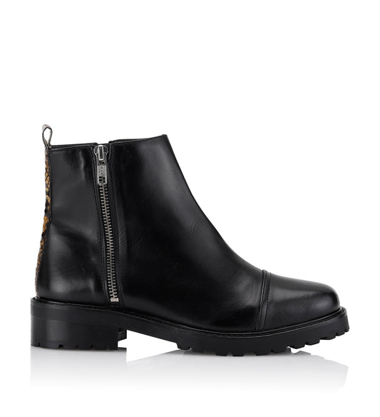 Gardenia Copenhagen Vancouver Short Boot Black Yellow