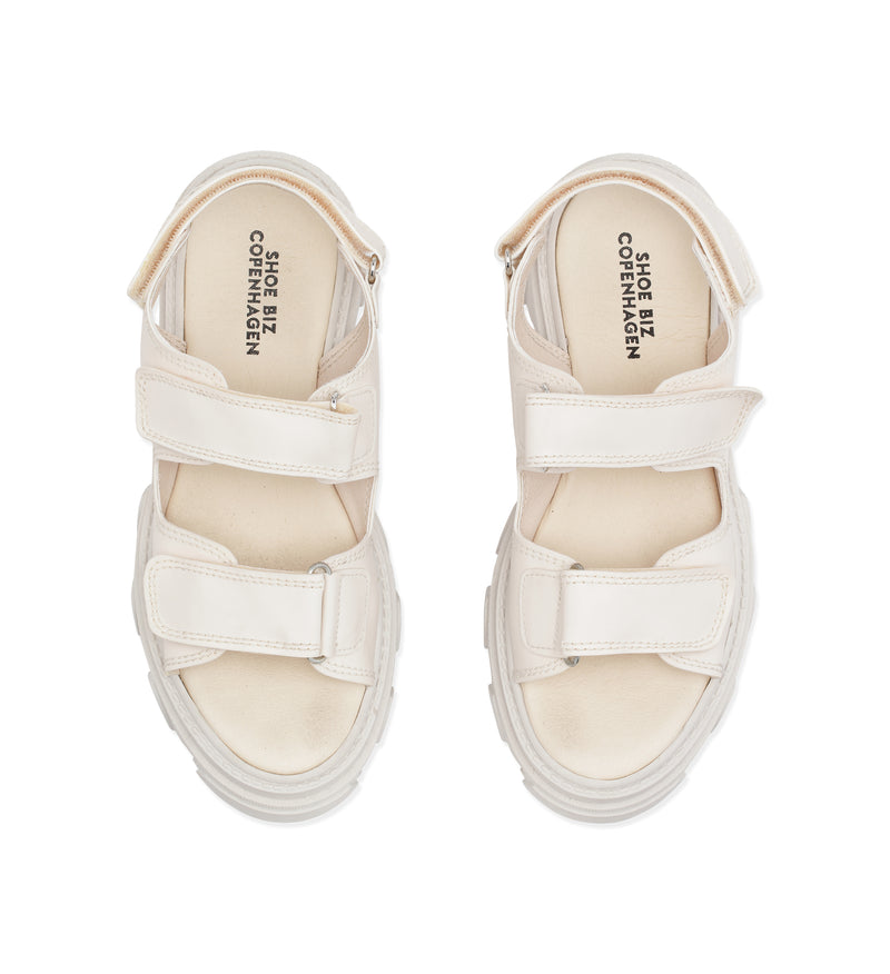 Shoe Biz Varna Sandal Cream