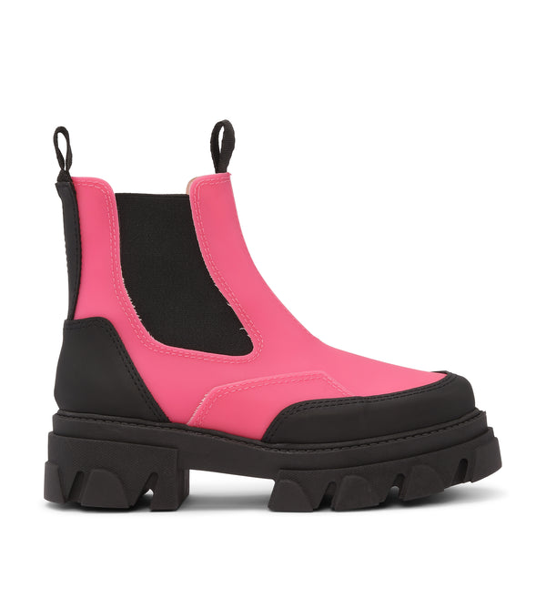 Shoe Biz Vulrica Short Boot Pink / Black