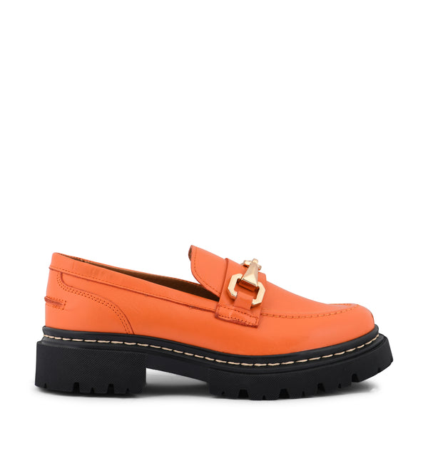Shoe Biz Christine Loafer Orange