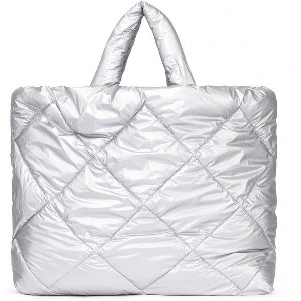 Shoe Biz Pillow Bag Silver