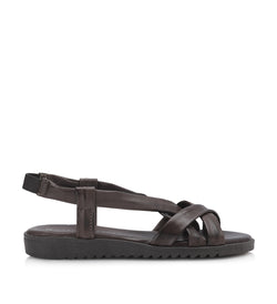 Shoe Biz Stellaro Sandal - Soft Dark Brown