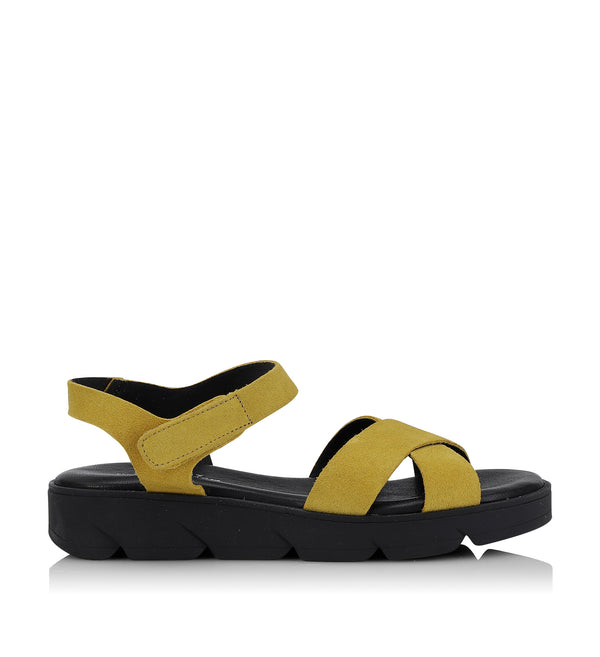 Shoe Biz Tatu Sandal - Soft Yellow
